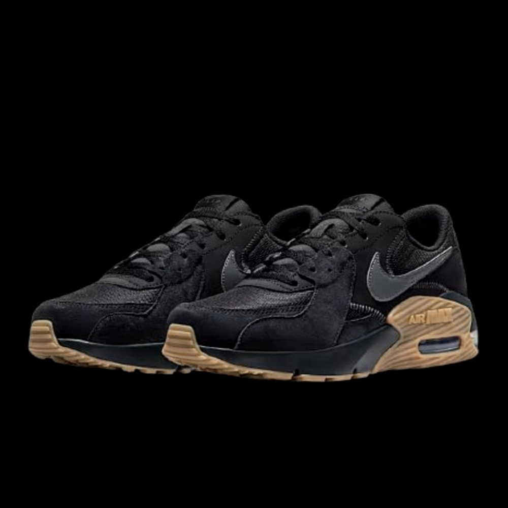 Nike Air Max Excee Running Mens Black Anthracite Gum Brown